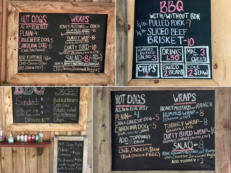 BBQ Shack Menu