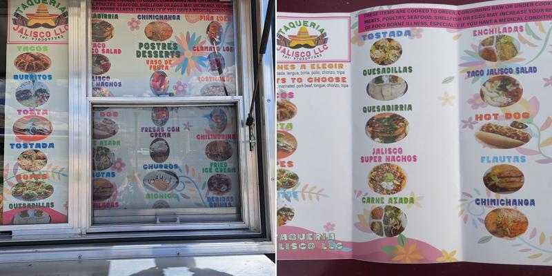 Taqueria Menu
