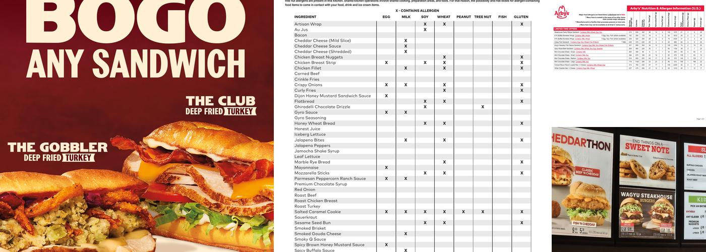 Arby's Menu