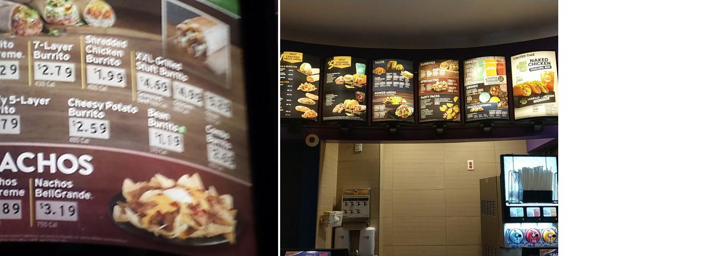 Taco Bell Menu