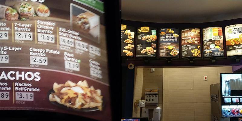Taco Bell Menu