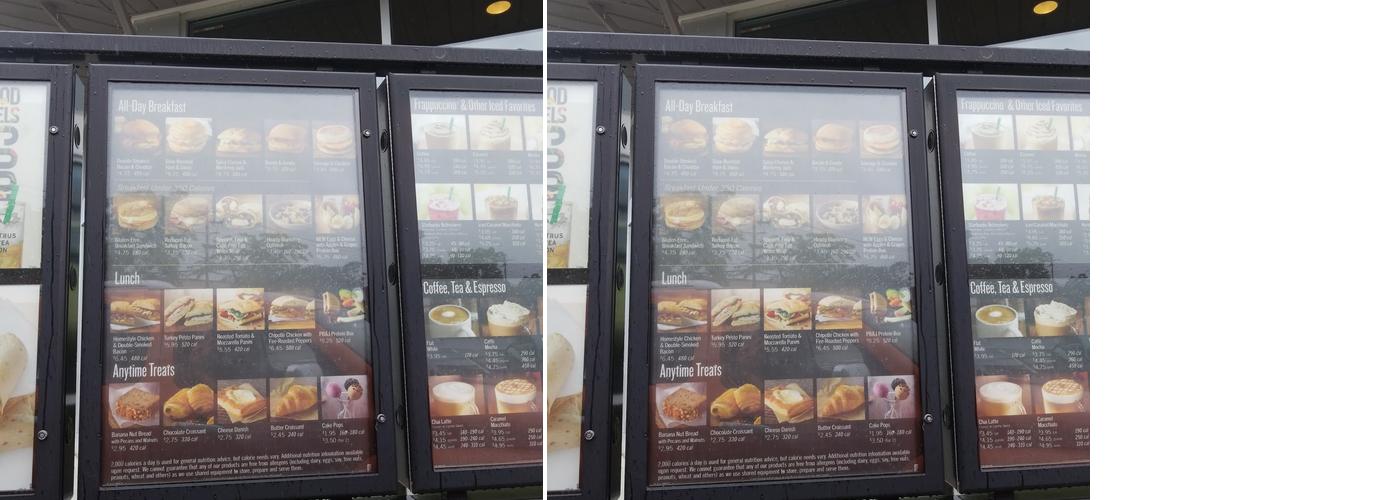 Starbucks Menu