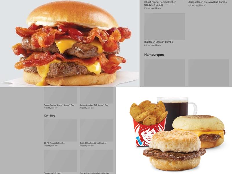 Wendy's Menu