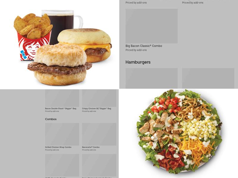 Wendy's Menu