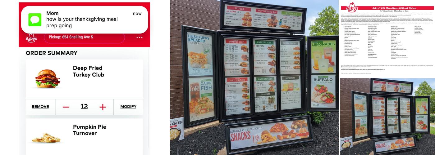 Arby's Menu