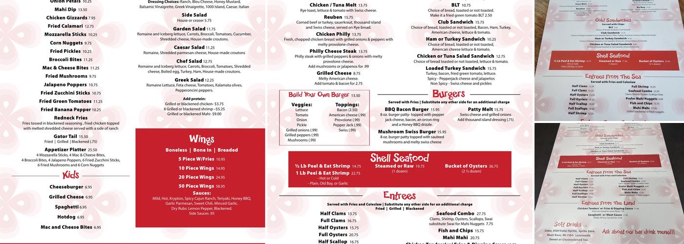 Roger That Wings & Things Menu