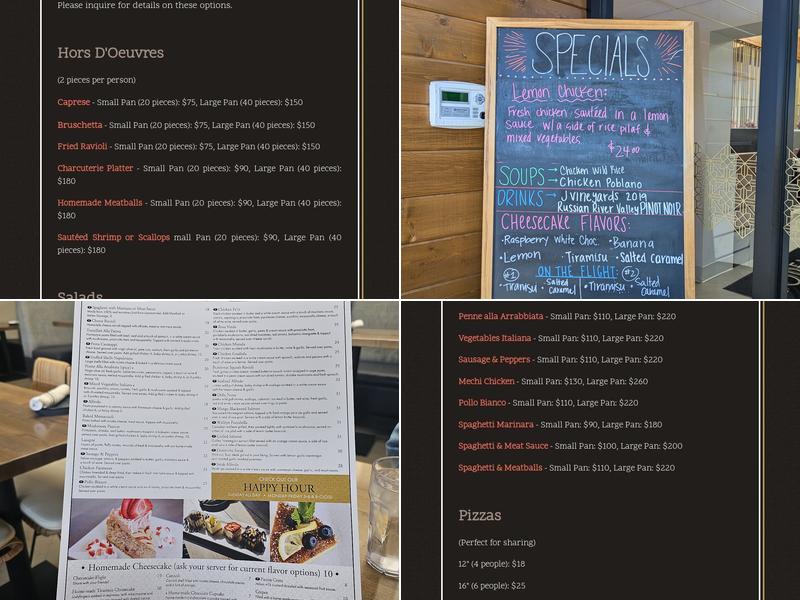 Sorellina’s Italian by Victoria’s Menu