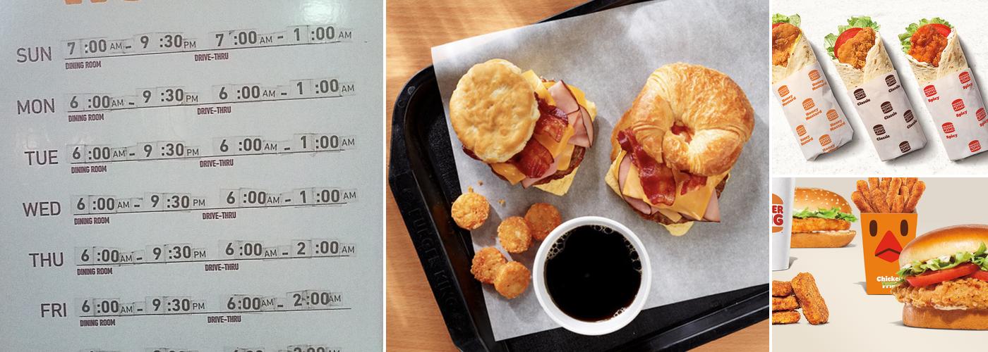 Burger King Menu
