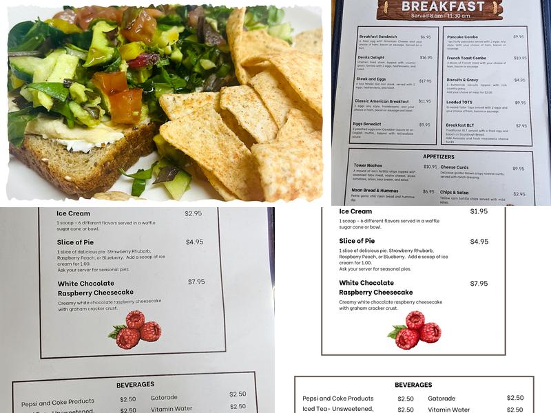 Devils Tower View Cafe Menu
