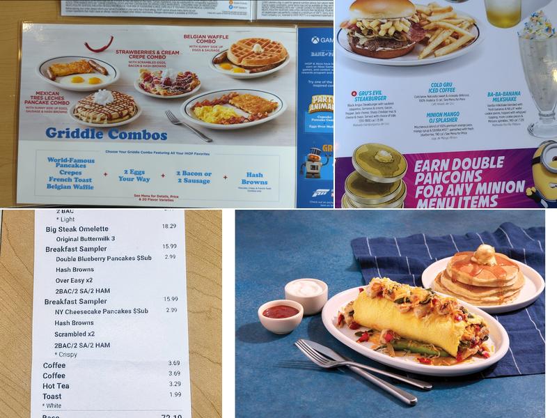 IHOP Menu