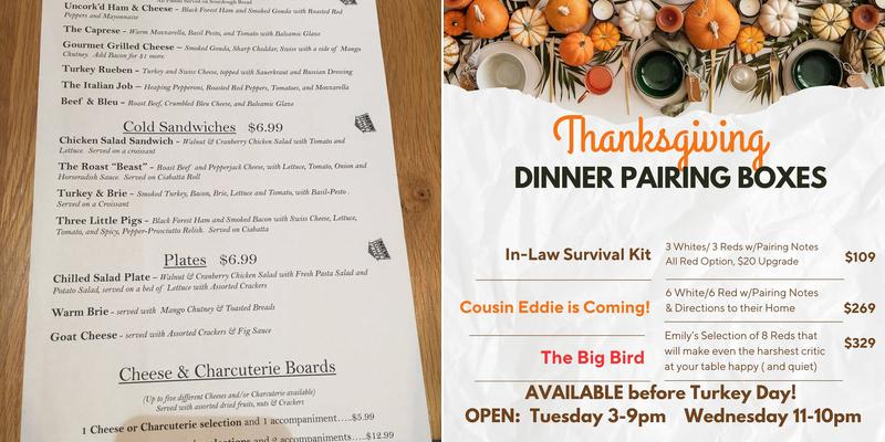 Haven & Hull Menu