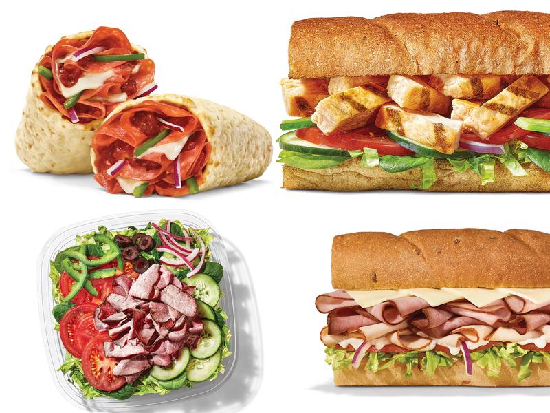 Subway Menu