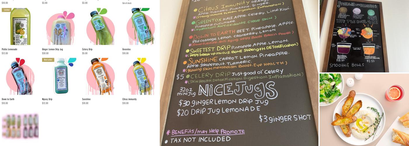 The Dripping Root Menu