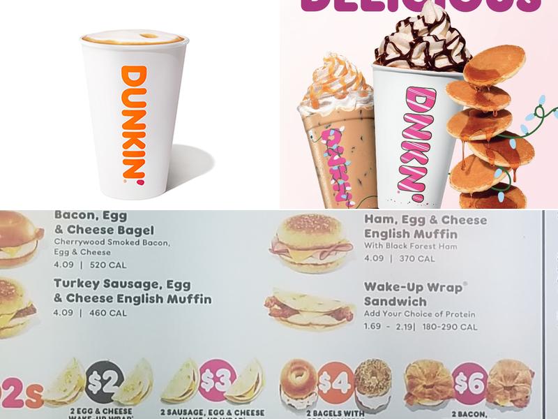 Dunkin' Menu