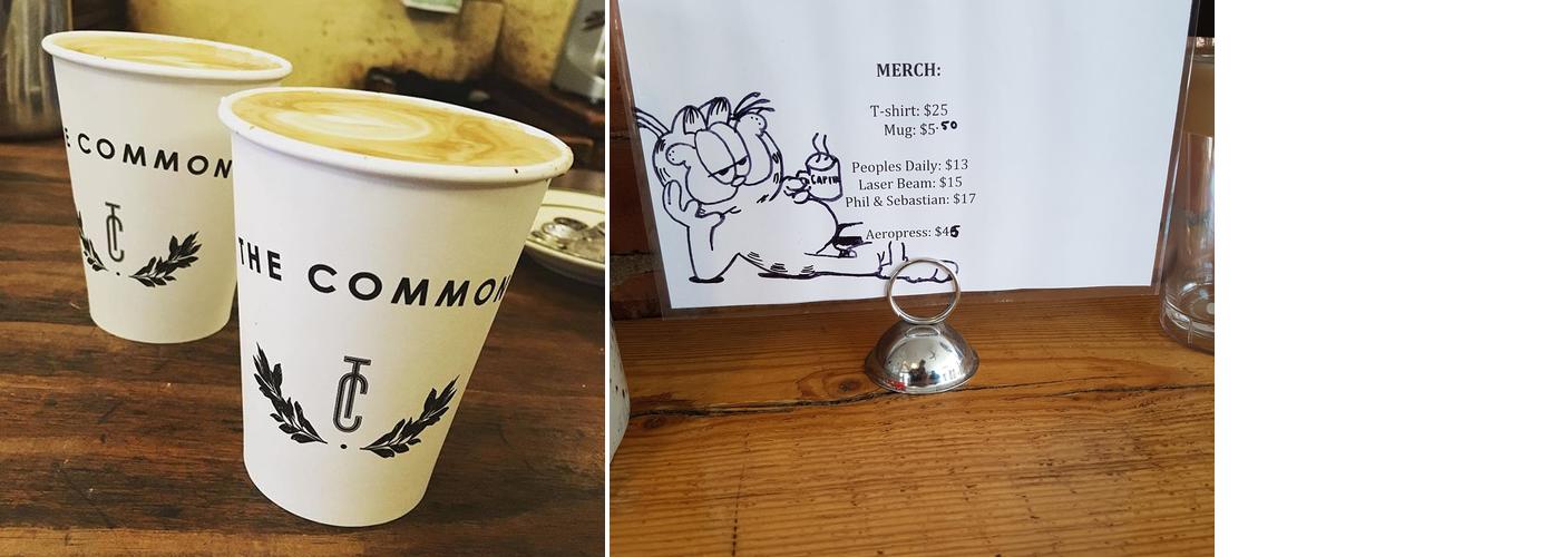 The Common Espresso Bar Menu