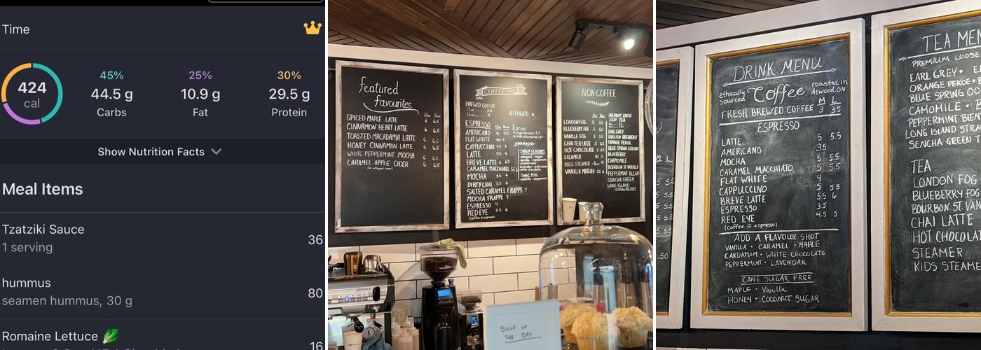 Impressions Bakery Café Menu