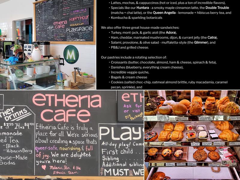 Etheria Cafe Menu