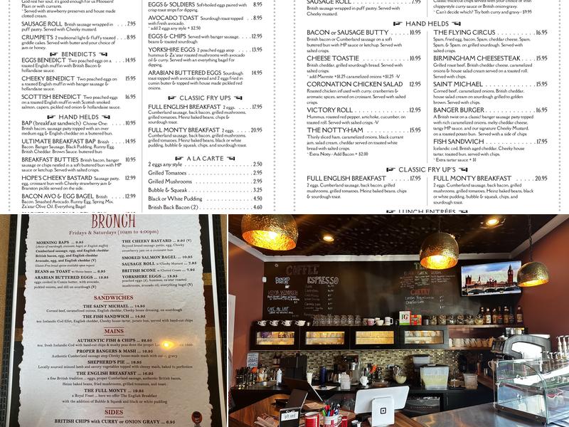 Cheeky Bastards Restaurant Menu