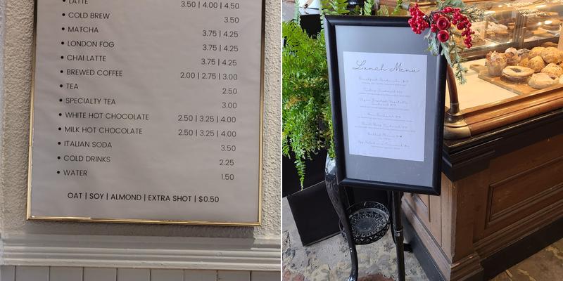 The Shortis|s Cafe|Bar Menu