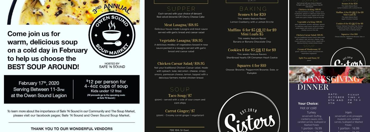 Sisters Menu
