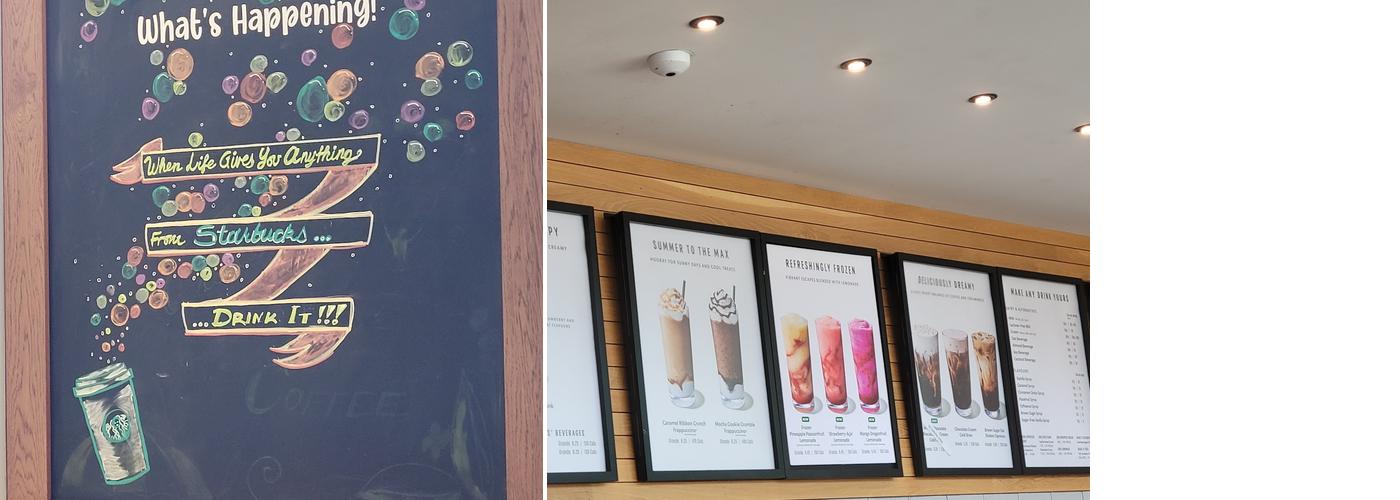 Starbucks Menu