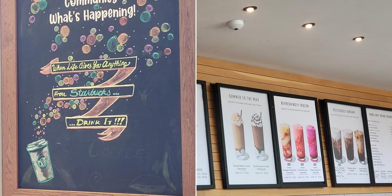 Starbucks Menu