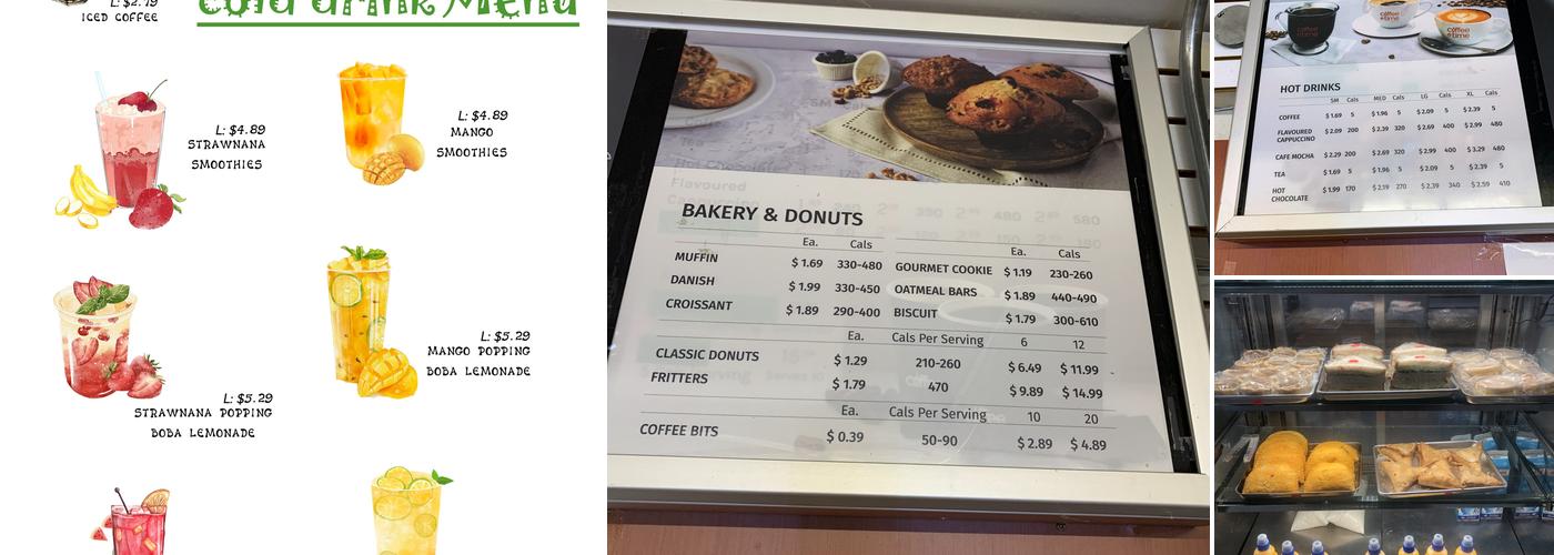 Coffee time Menu