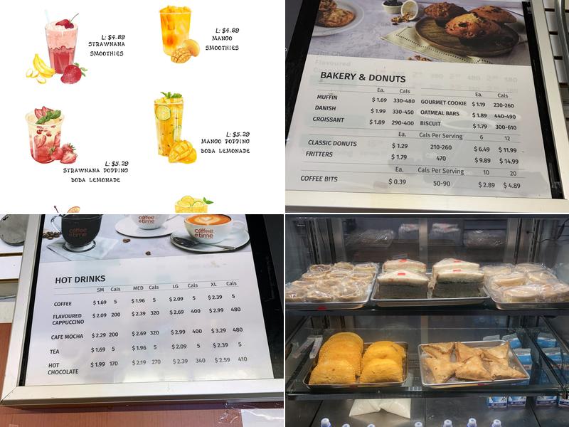 Coffee time Menu
