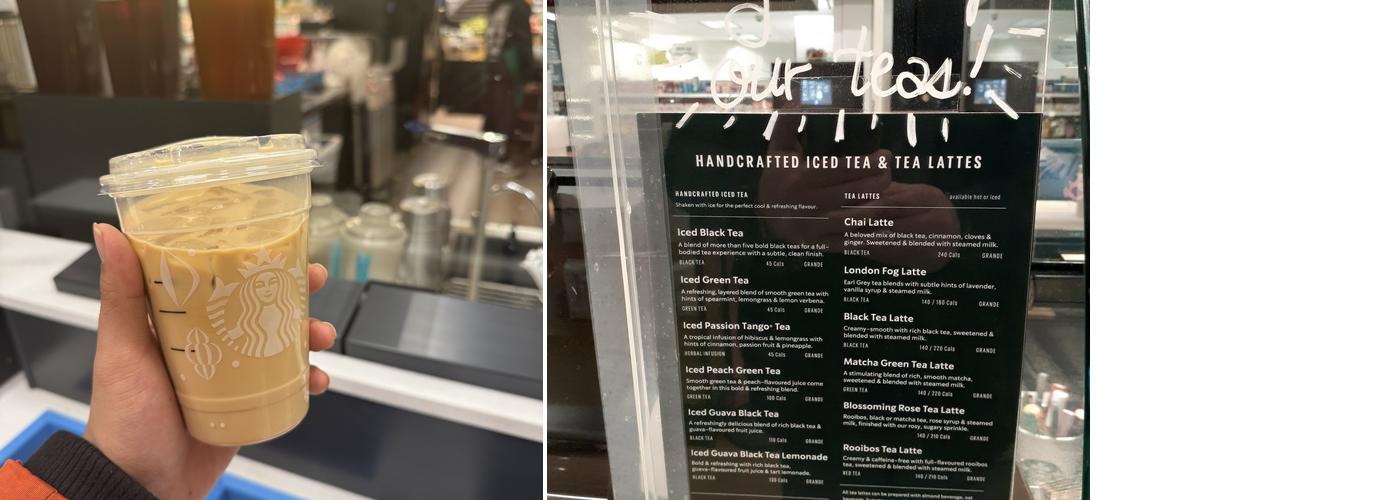 Starbucks Menu