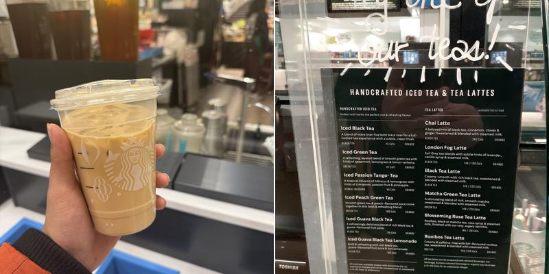 Starbucks Menu