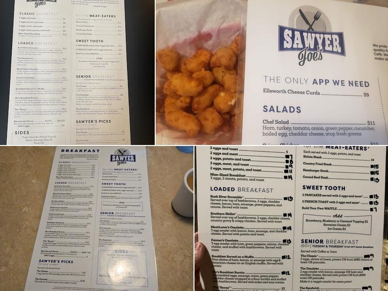 Sawyer Joe's Menu