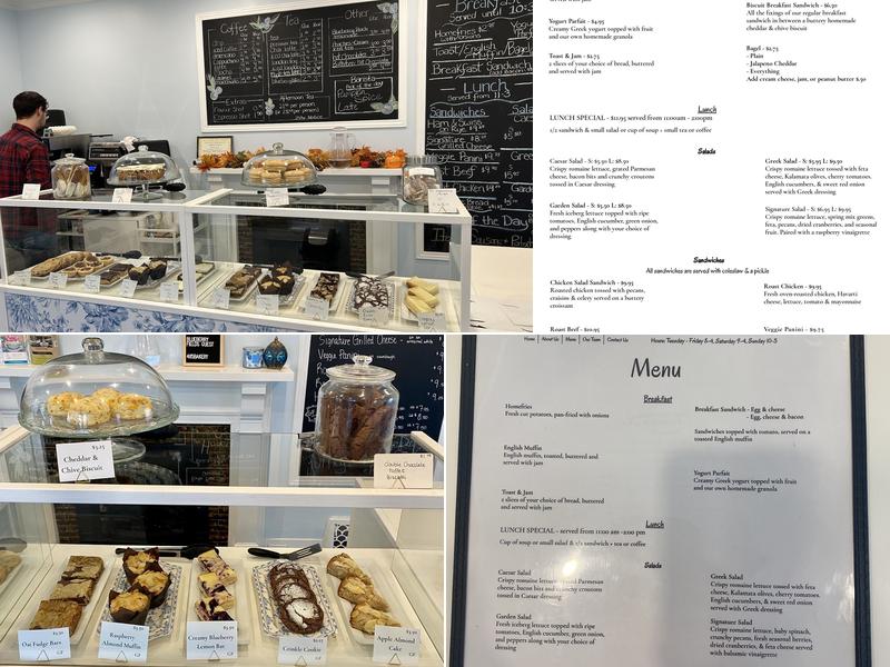 Blueberry Fields Bakery Cafe Menu