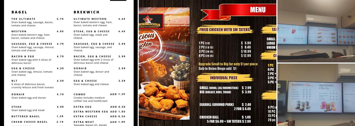Robin's Donuts Menu