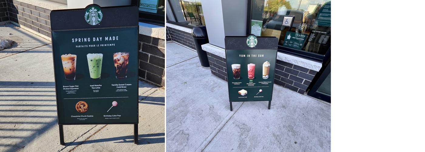 Starbucks Menu