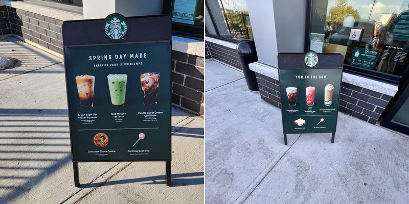 Starbucks Menu
