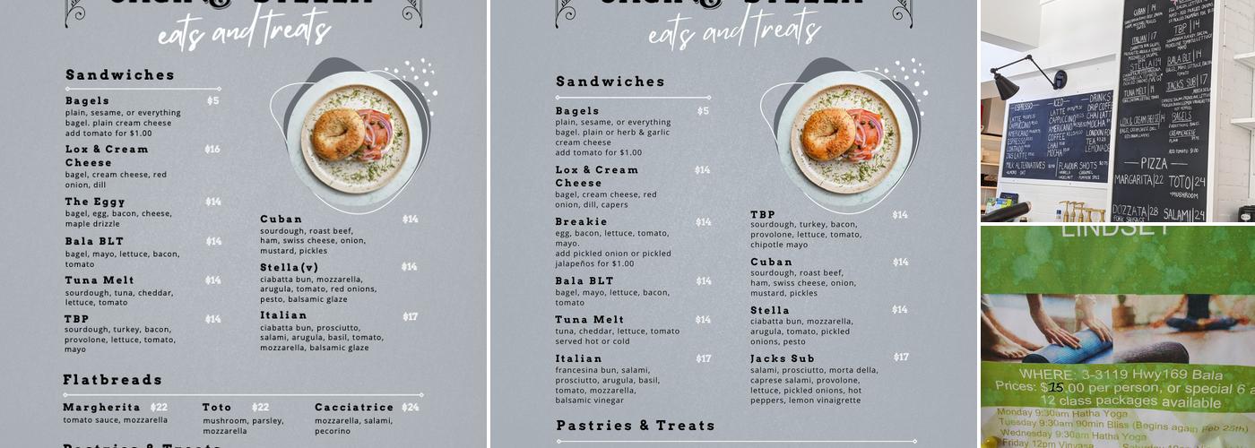 Jack & Stella Menu