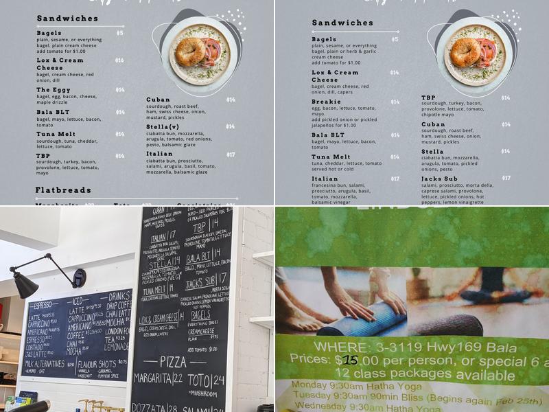 Jack & Stella Menu