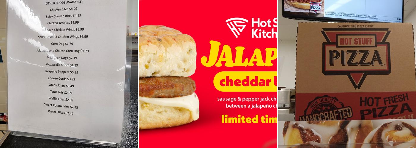 Hot Stuff Pizza Menu