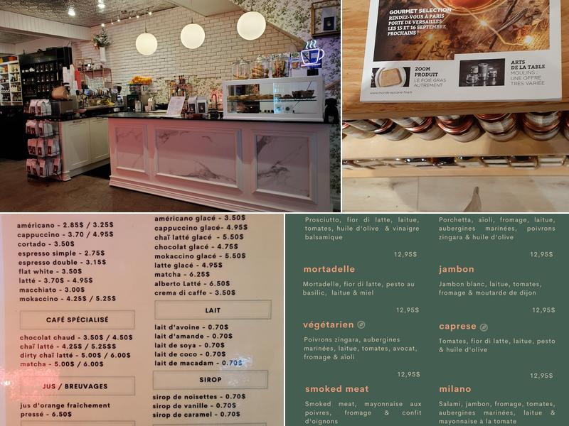 Le Albert Café Menu