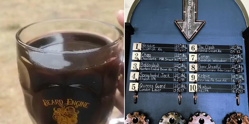Beard Engine Brewing Co. Menu