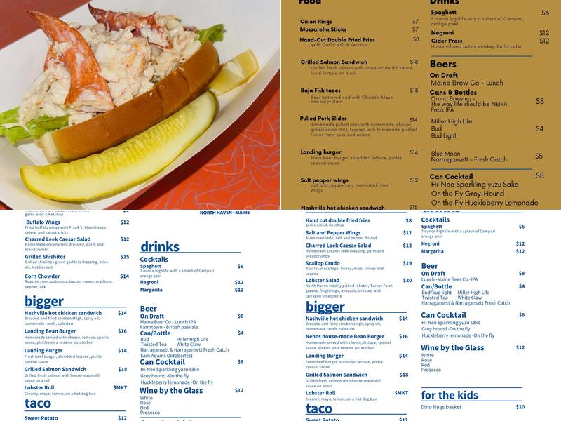 The Landing Menu
