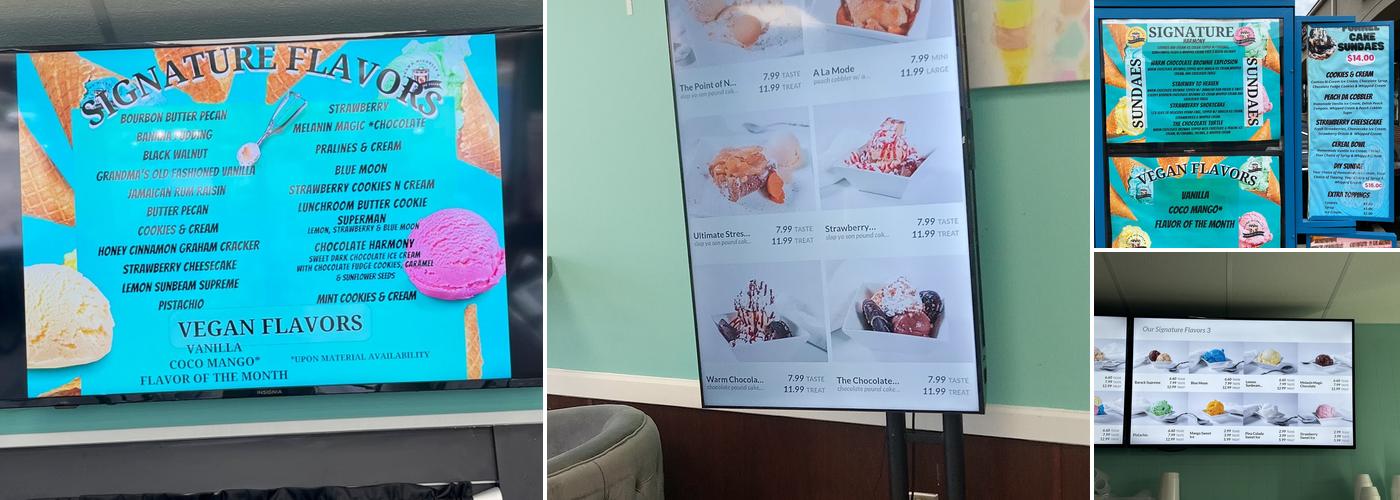 Shawn Michelle’s Homemade Ice Cream Menu