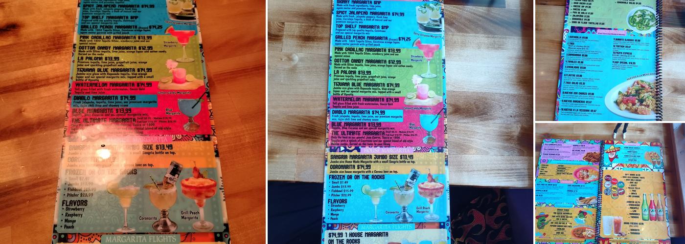 El Mesquite Mexican Bar & Grill Menu