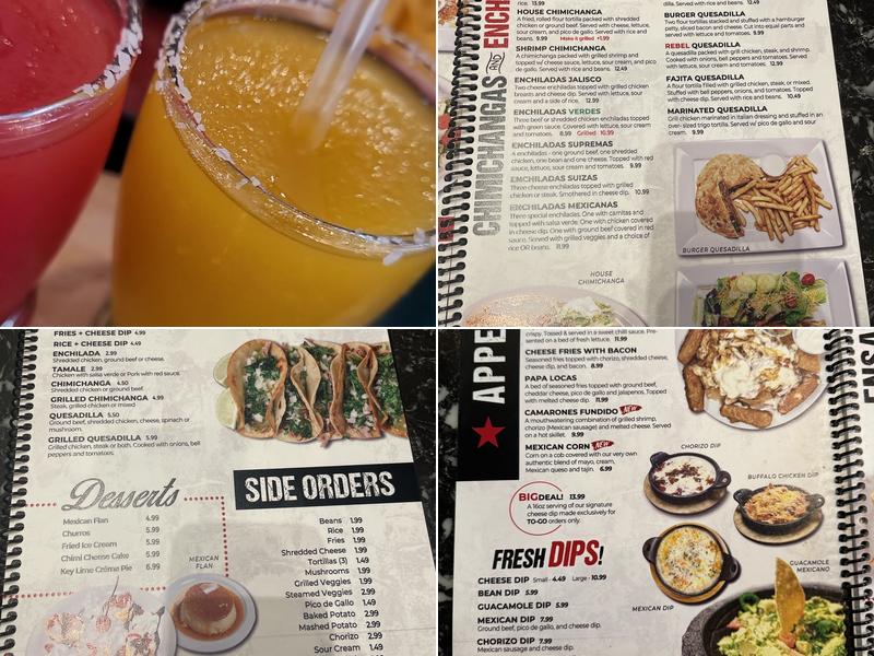 Los Parrilleros Menu