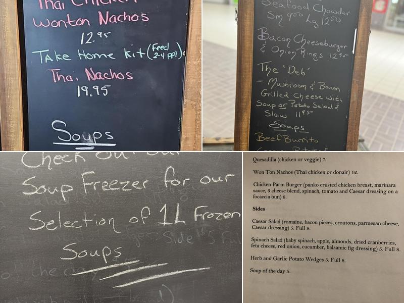 BaRyKin Cafe and Bakery Menu