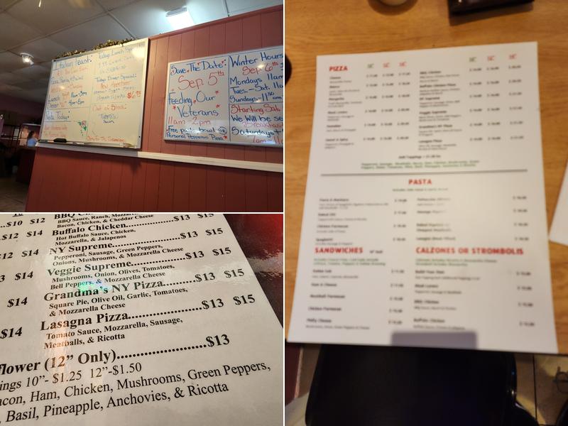 Pizza Roma Italian Cafe Menu