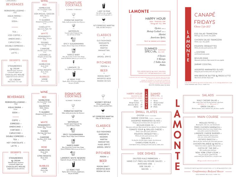 Lamonte Menu