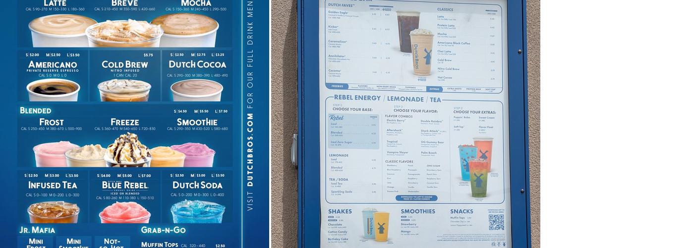 Dutch Bros Coffee Menu