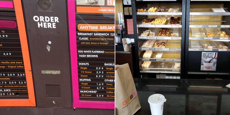 Dunkin' Menu