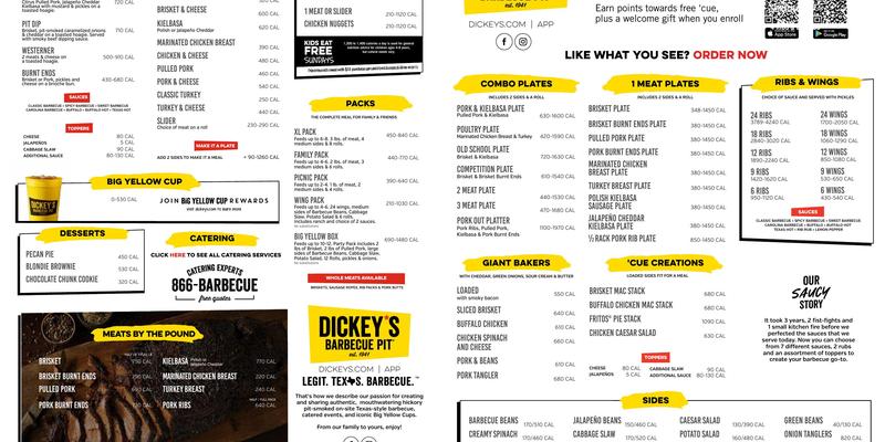 Dickey's Barbecue Pit Menu